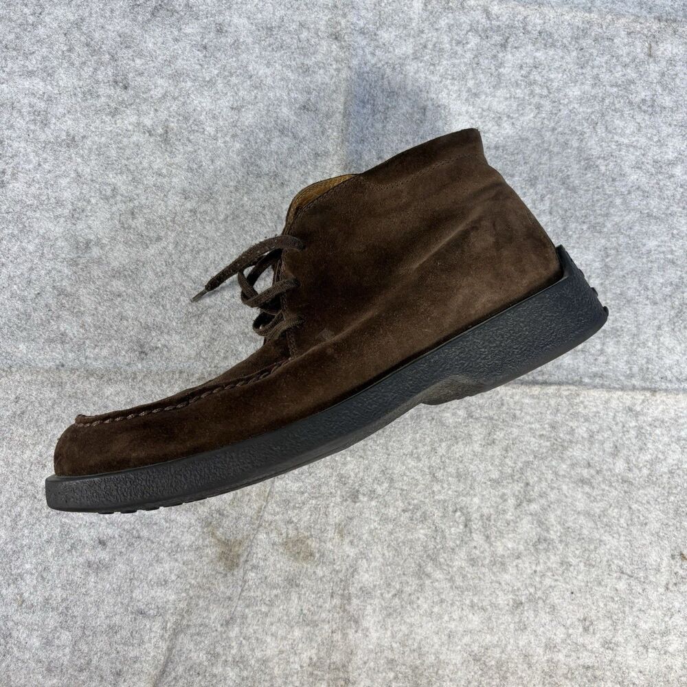 Tod’s Suede Ankle Chukka Boots Shoes Mens Size 8 Chocolate Brown EUC - LEFT ONLY - Picture 2 of 10